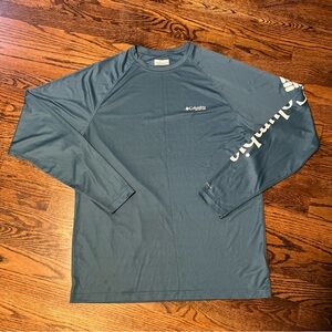 Columbia Men's Teal Long Sleeve Tee